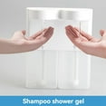 thumbnail image 1 of Dispensador de Jabón Automático con Sensor Doble de 300 Ml, Dispensador de Jabón con Carga USB, Montaje en Pared Ajustable de 3 Niveles para Baño, B, 1 of 5