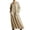 Khaki, variant on Bixock Summer Casual Dresses for Women Solid Color Collar Long Sleeve Maxi Dress Side Pocket Plus Size Dress Loose Ankle Length Loungewear Shirt Beach Vacation Dresses