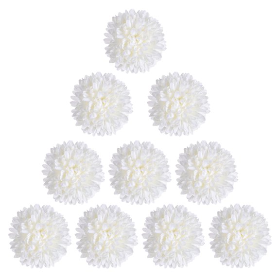 Raindrops 10Pcs Lifelike Fake Flower Ornament for Wedding and Valentine's Day Decor