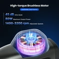 thumbnail image 6 of RENPHO Body Massager Muscle Massage Gun for Pain Relief Deep Tissue with 6 Massage Heads, FSA HSA Eligible, Valentines Day Gifts for Women Men, Black, 6 of 14