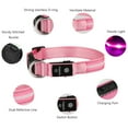 thumbnail image 2 of MASBRILL Glowing LED Dog Collar, Night Walking Light Dog Collar, Waterproof and USB Rechargeable for Small Medium Large Dogs Flashing Collar Pink-XS, 2 of 7