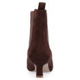 thumbnail image 4 of Journee Womens Tenlee Pull On Chelsea Kitten Heel Booties, Widths Available, 4 of 10