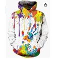 thumbnail image 1 of Hommes Femmes Unisexe Chandail à Capuche Imprimé 3d Mode Adulte Cool Animal Chandail, 1 of 2