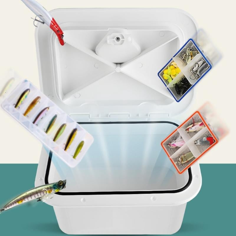 CEORPER Marine Deck Storage Box Fishing Tackle Container Tackle Box
