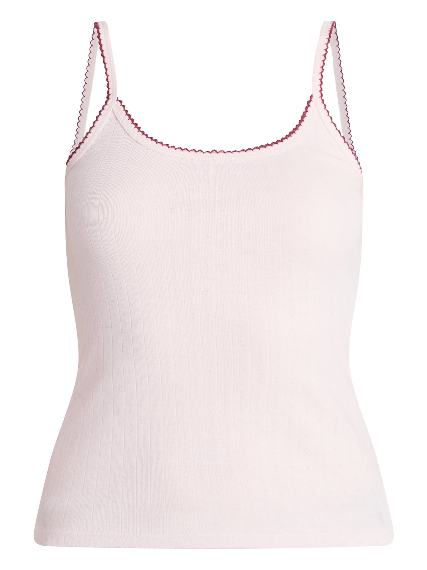 No Boundaries Pointelle Tank Top, Women's XXS-XXL