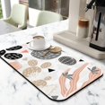 thumbnail image 2 of Quality Coffee Drying Mat - Absorbent Dish Pad with Non-slip Rubber Back, Hide Stains on Kitchen Counters, Coffee Mat Perfect for Dish Racks and Diatom Mud Coffee Makers, Size 19.5x12in, 2 of 7