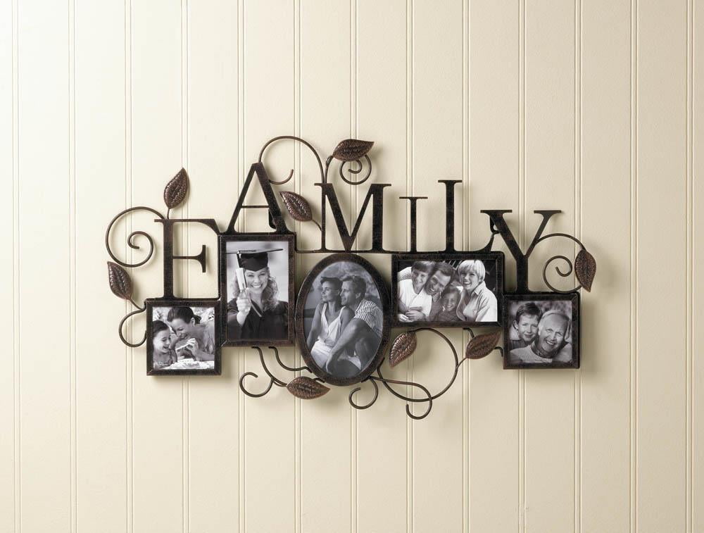 Family 5 Photo Wall Frame