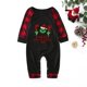 thumbnail image 2 of Conjuntos de pijamas navideños familiares a juego Grinch 2024, pijama de Grinch con parte superior y pantalones de pijama a cuadros, pijama de Grinch para niños y adultos para la familia, 18 Meses, 2 of 4