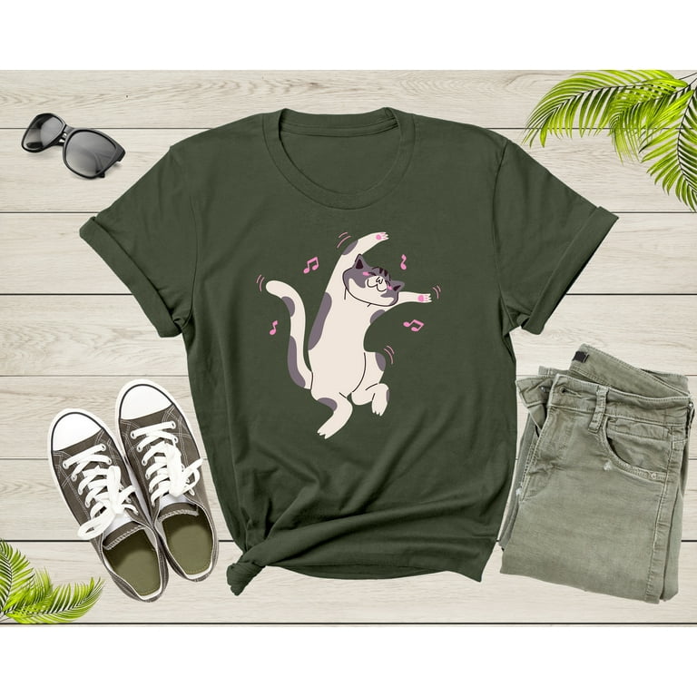 Music Notes Cat Funny T-Shirt Gift For Cat Lovers Music Notes Cat Funny T-Shirt Gift For Cat Lovers