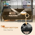 thumbnail image 5 of PawHut Large Hamster Cage Rat Cage on Wheels w/ Storage Shelf, Tubes, 5 of 9