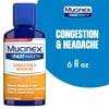 Mucinex Fast-Max Adult Congestion & Headache Liquid, 6 Ounce