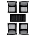 thumbnail image 2 of SAFAVIEH Deven Outdoor Patio 5 Piece Coffee Set, Black, 2 of 7