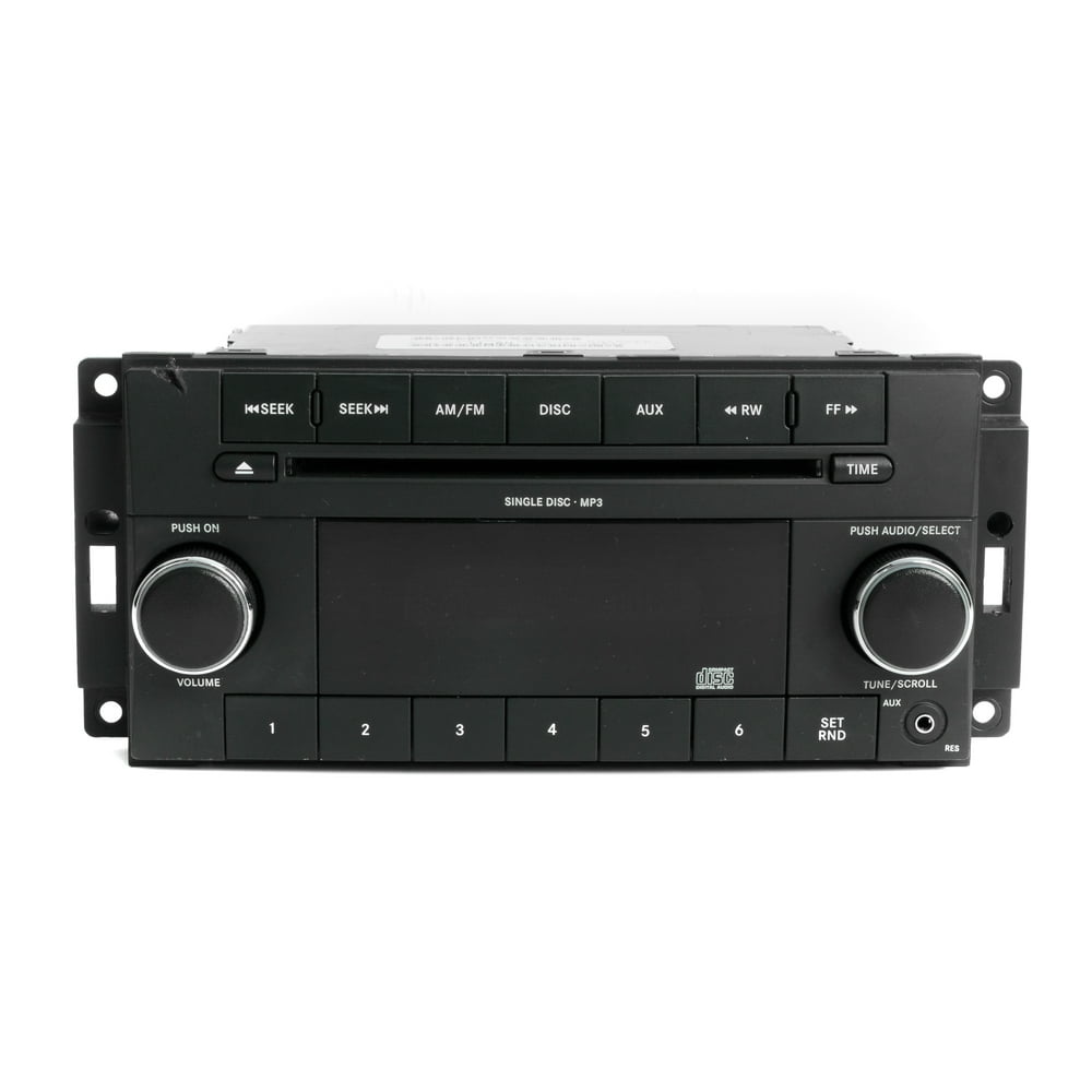 2010 Dodge Challenger Am Fm Cd Player Radio W Auxiliary In Face Res
