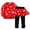 hwj# Red297, variant on Huowey Little Girls Cute Valentines Tracksuit Love Heart Print Crewneck Pullover Sweatshirt Wide Leg Pants With Skirt Outfit 2Pcs For Toddlers Kids Sweatsuits Fashion Streetwear,Red,2-3 Years