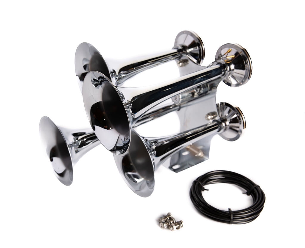 Viking Horns Four Trumpet Air Horn 152dB [V310] for Cars and Trucks