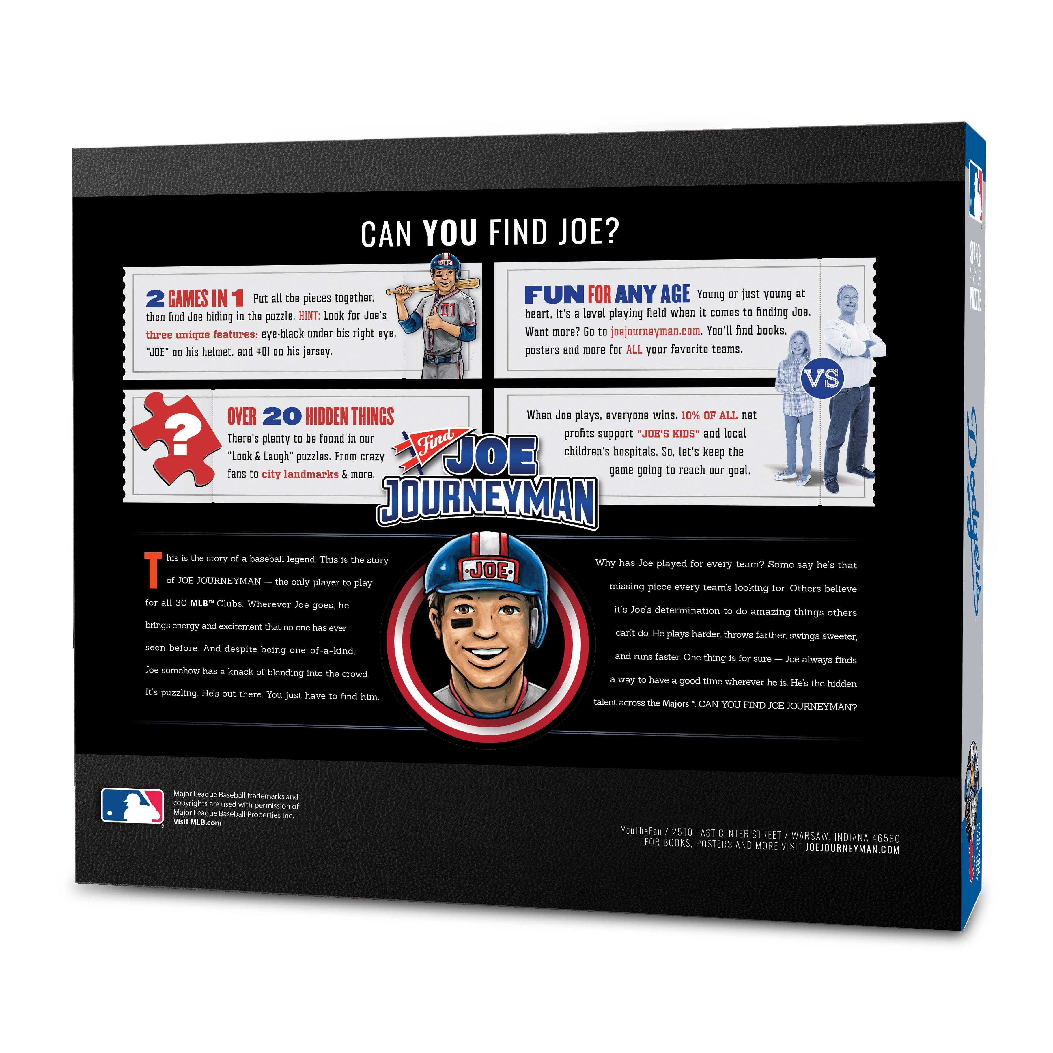 YouTheFan 5021251 Los Angeles Dodgers Joe Journeyman Puzzle - 500 Piece