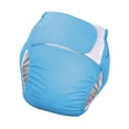 thumbnail image 4 of Adult Cloth Diaper Reusable Nappy Cover Incontinence Pants Sturdy Light Blue, 4 of 8