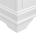 thumbnail image 4 of Renwick Modern 2-drawer Classic Side Table for Bedroom, White, 4 of 8
