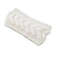 thumbnail image 1 of Bandeau d'Hiver pour Femmes, Élasticité, style Mode, Chaud, Épais, Accessoires pour Cheveux, Blanc, 1 of 6