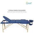 thumbnail image 3 of Cama de Masaje Onof  MB-001 Portatil SPA Profesional - Azul, 3 of 9