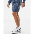 thumbnail image 2 of Independent Trading Co. - Tie-Dyed Fleece Shorts - PRM50STTD - Tie Dye Navy, 2 of 5