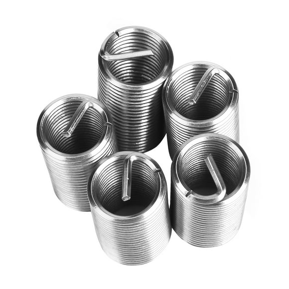Inserts Filetés Hélicoïdaux en Acier Inoxydable 304 Haute Performance M20 (M20*2.5*3D, Ensemble de 5 Pcs) pour une Durabilité Améliorée et une Fixation Sécurisée dans des Matériaux Bas