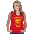 thumbnail image 4 of New Mexico Trinity Desert Landmark Unisex Plus Size Tank Top Brisco Brands 3X, 4 of 6