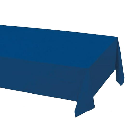 24 pcs (1 case) of Plastic Heavy Duty Premium tablecloths 54" x 108" - Navy Blue