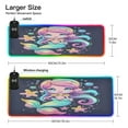 thumbnail image 3 of Wireless Charging Mouse Pad Large RGB Gaming Desk Mat 13 Light Modes Mousepad 35.4x15.7 Cartoon Cute Mermaid, 3 of 6