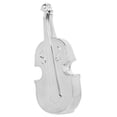 thumbnail image 4 of OULII 1Pcs Silver Cello Model Ornament Ceramic Musical Instrument Model Minimalist Artistic Style Home Decor, 4 of 8