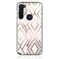 thumbnail image 5 of Moto G Stylus Case, Moto G Pro Case, KAESAR Hybrid Bling Glitter Sparkle Diamond Rhombus Marble Graphic Fashion Cute Colorful Skin Cover Shockproof Case for Moto G Stylus/G Pro, 5 of 5