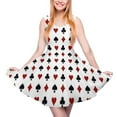 thumbnail image 2 of 2024 Clothing Design Spring Dress Skate Pretty Female Dresses Aesthetic Suits Card Spades Clubs s Hearts Dress Poker Playing, 2 of 7