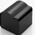 thumbnail image 2 of GOOHOCHY Black Aviation Aluminum Tissue Box with Cover for Bathroom Wall Mount Rust Proof and Anti Corrosion 4.7 x 3.1 x 5.9 inches, 2 of 8