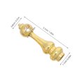 thumbnail image 2 of BEADCEST 14Ud Conectores De Metal Dorado Para Muebles Y Rieles De Vidrio Con Estructura Estable, 2 of 6