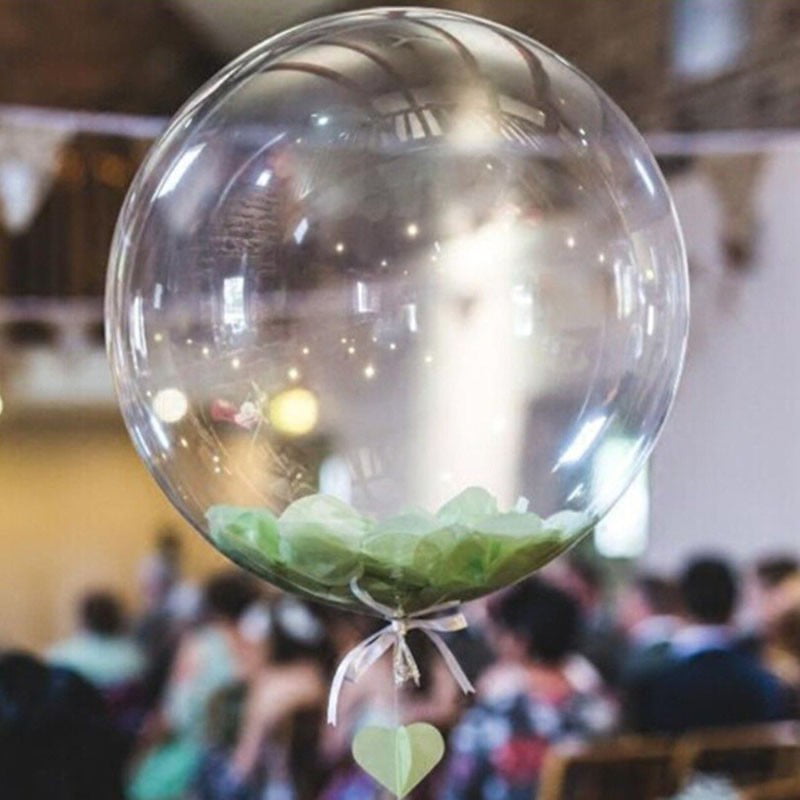 18/20 PVC Clear Bubble Balloon Transparent For Wedding Birthday Party Decor 