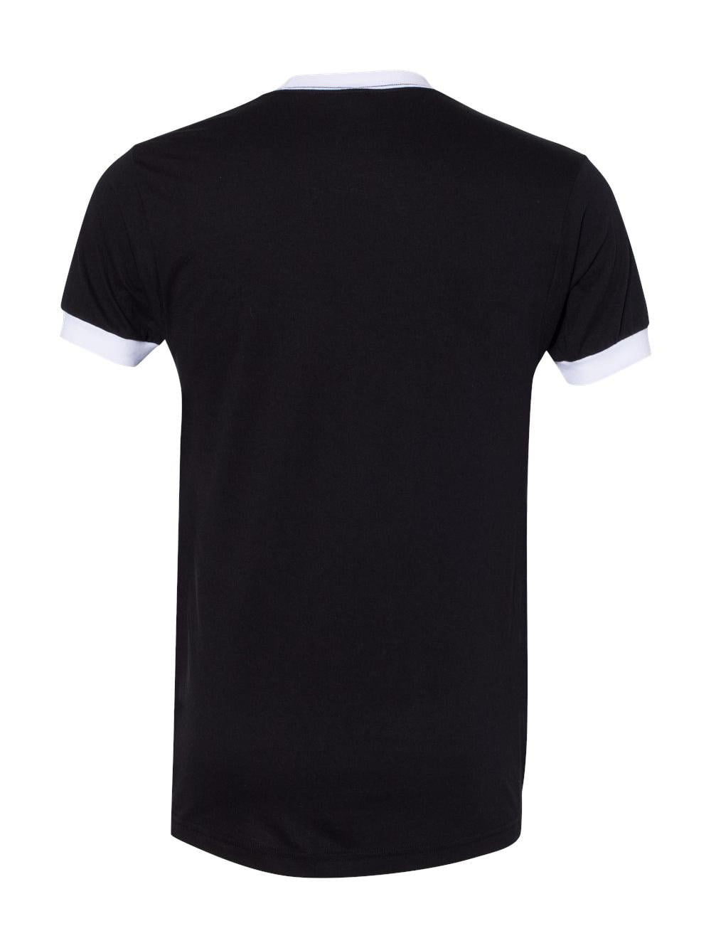 Unisex Poly-Cotton Short-Sleeve Ringer T-Shirt - Walmart.com