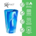 thumbnail image 2 of Silipint: Silicone Pint Glasses: 6 Pack -Sugar Rush, Headwaters, Mtn Marble, Artic Sky, 2 Hippie Hops -Unbreakable Cups, 2 of 14