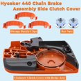 thumbnail image 4 of 440 Chain Brake Assembly Side Clutch Cover for Husqvarna 440 Chainsaw, Husky II Chainsaw Clutch Cove, 4 of 5