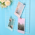 thumbnail image 6 of Uxcell 14"x14" Wire Grid Panel, 1 Pack Wall Grid Panels Board Photo Display Decor Hanging Organizer, White, 6 of 6