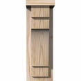 thumbnail image 2 of 5 1/2"W x 8"D x 16"H Mediterranean Smooth Corbel w/Backplate, Douglas Fir, 2 of 9