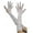 White, variant on Breathable Mesh Lace Gloves Nylon Blend Armwear Elbow Gloves For Formal Occasion