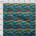 thumbnail image 3 of oneOone Rayon Green Fabric Floral Sewing Material Print Fabric By The Yard 56 Inch Wide, 3 of 5