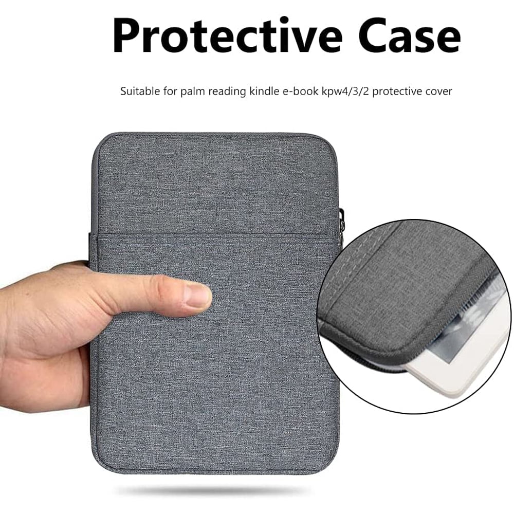 Protective Felt Cover Case Pouch Bag for  Kindle Paperwhite Kindle Voyage Kindle Paperwhite Sleeve Light Grey Voyage