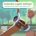 thumbnail image 2 of JUNLING Kick Scooter for Kids, Toddler Scooter with 3 Light Up Wheels and Adjustable Height for Children 3-14 Years Old Girls and Boys, Brown, 2 of 6