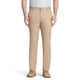 thumbnail image 1 of IZOD Pantalones chinos americanos con frente plano y ajuste recto para hombre, color caqui inglés, 36 W x 34 L, 1 of 6