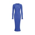 thumbnail image 6 of StSilkitty Womens Maxi Bodycon Dresses Solid Color Long Sleeve Crewneck Long Dress Wedding Guest Elegant Sundresses, 6 of 6