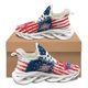 thumbnail image 1 of Nuevos zapatos con patrón de banderas de países de EE. UU. para parejas, zapatillas de tenis para otoño e invierno, para el trabajo, el hospital, para mujer, para correr, calzado ligero, bricolaje, 1 of 6
