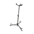 thumbnail image 2 of Soporte de guitarra cabezas Soporte de estante en pie de hierro Soporte de piso acústico de hierro Ukulele Stand for Music Instrument Bajo cabeza de goma negra, 2 of 8
