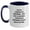 White/Navy, variant on Funny Aerospace Engineer Gifts from Men to Women for Christmas - Two Tone Coffee Mugs with 'I'm An Aerospace Engineer...'