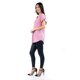 thumbnail image 2 of Blusa ligera de cuello V Roman Fashion / Juvenil, 0058 (Rosa) rosa G, 2 of 5
